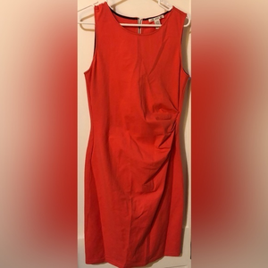 Kennith Cole New York pink dress with zipper‎ up back of dress.